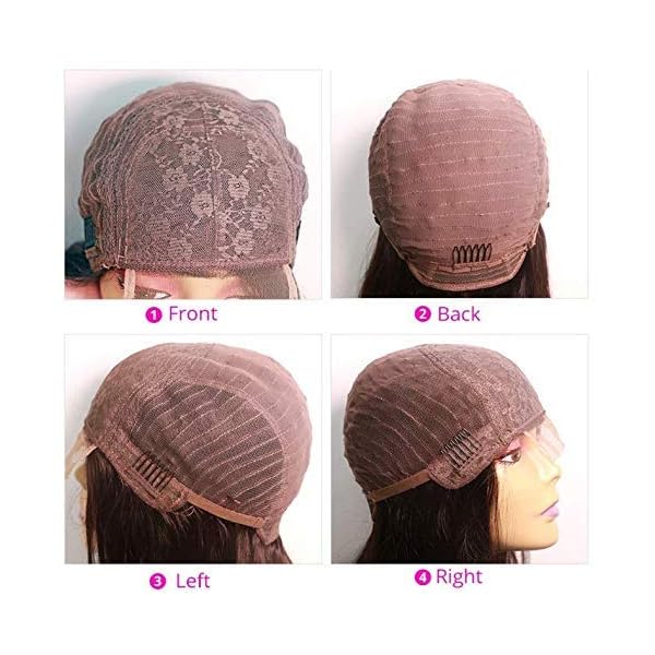4x4 Lace Closure Wig Human Hair Natural Color Body Wave Density